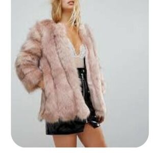 JAYLEE COLLECTION SUEDE & FAUX FUR SIZE SM/MED